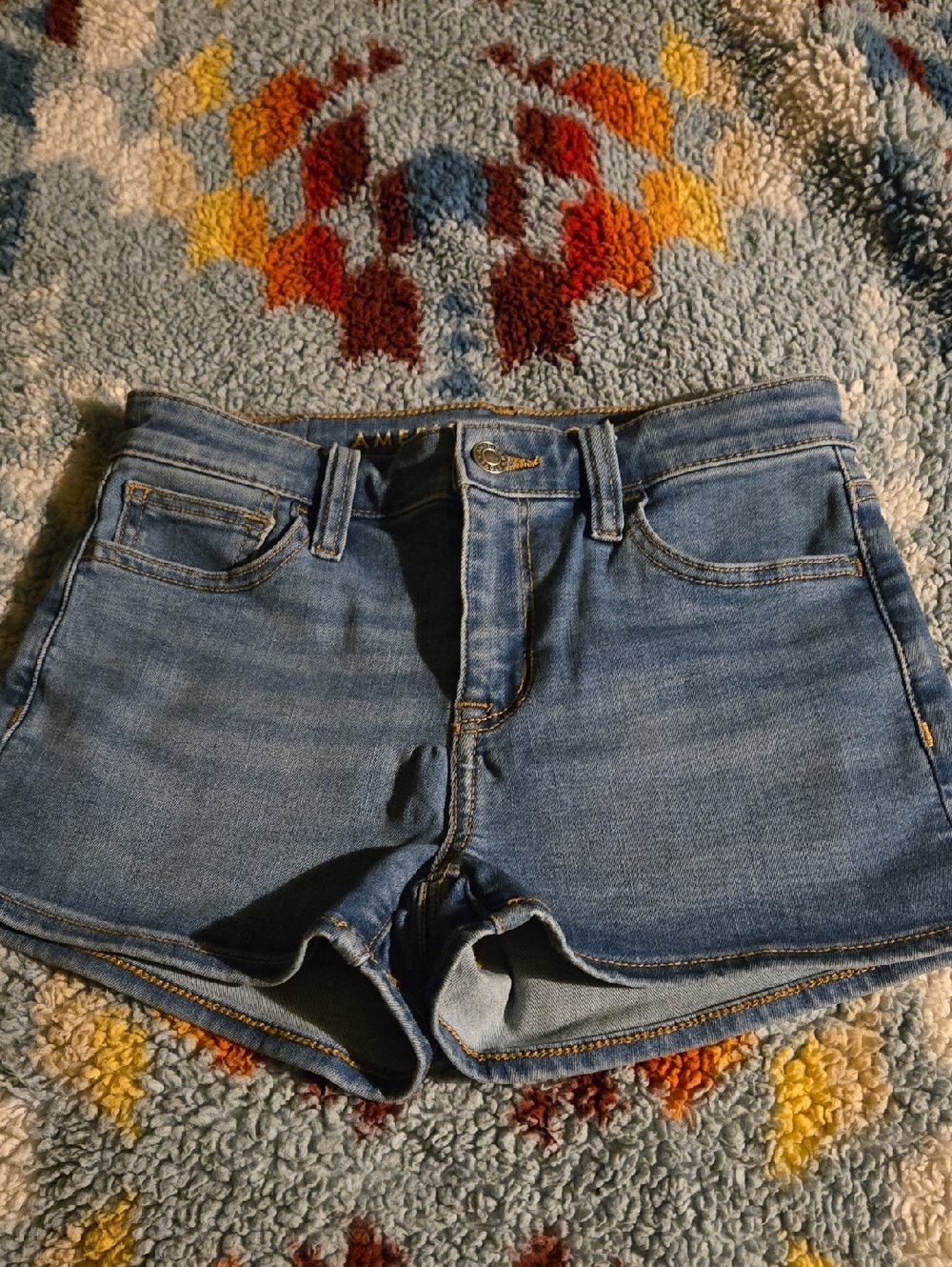 NWOT AE Next Level Stretch High-Waisted Shortie